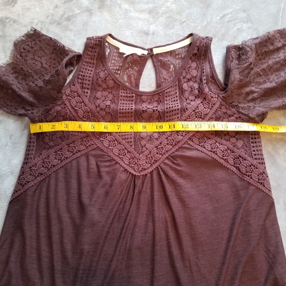 Maurices brown dressy top, new without tags - Picture 4 of 5